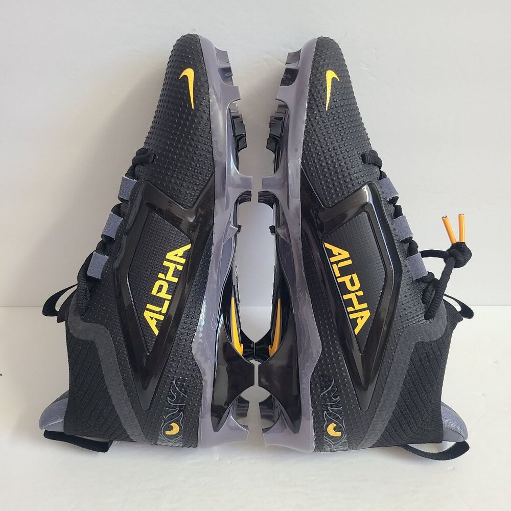 NEW Nike Alpha Menace Elite 4 Saquon Barkley Football Cleats HF4313-001 Size 8.5 - Picture 4 of 7